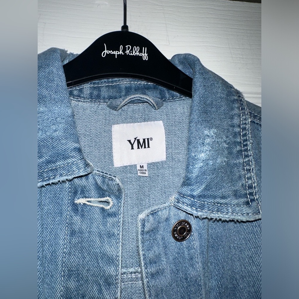 Custom sequin jean jacket - Picture 2 of 5